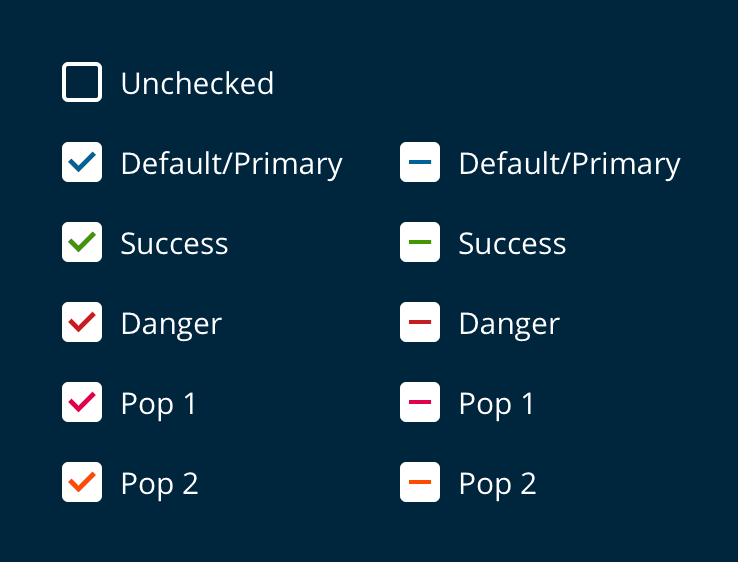 Checkbox inverse