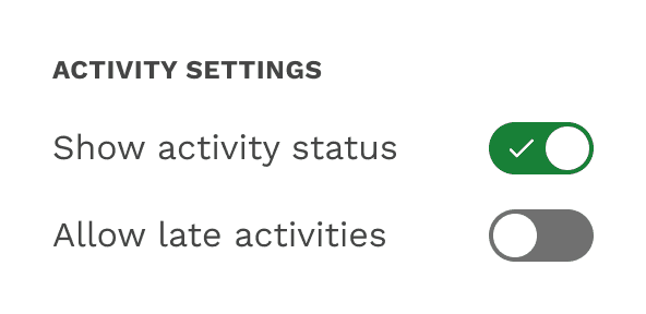Toggle switch example